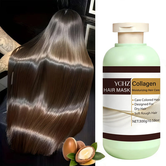 YCHZ Collagen Hair Mask 300g – Nourish, Brighten & Strengthen Collagen Hair Mask Oasis Select