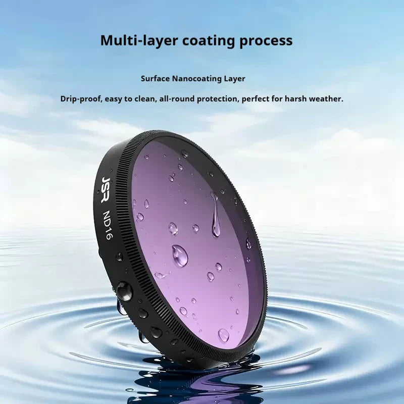JSR DJI Osmo Action 6 UV CPL ND Lens Filter Set | HD Glass