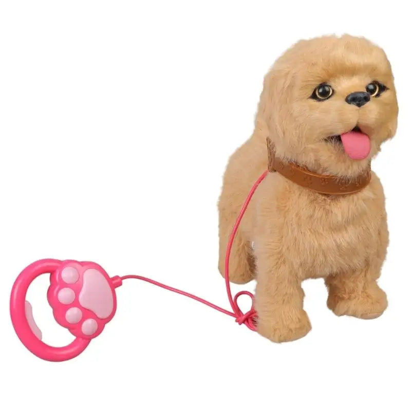 Interactive Electric Talking Plush Dog Toy – Pull String & Barks