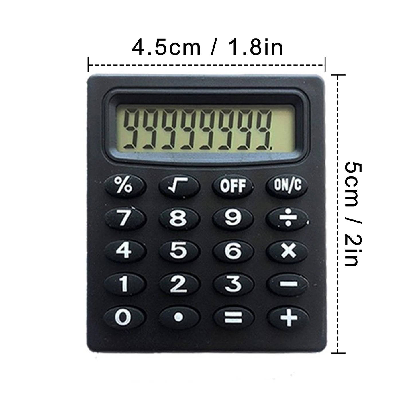 Cute Silent Calculator Mini Version Learning Auxiliary Small Portable Calculator Back To School Supplies Students/Finance Peaceful Pleasures Health and Wellness