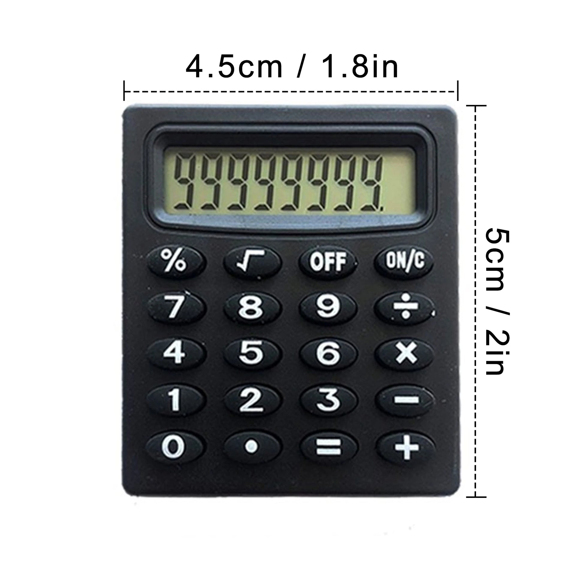 Cute Silent Calculator Mini Version Learning Auxiliary Small Portable Calculator Back To School Supplies Students/Finance Peaceful Pleasures Health and Wellness