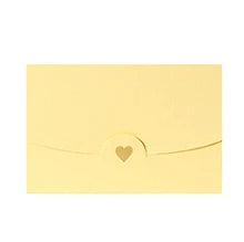 (20 pieces/lot) 10.5*7CM Small Greeting Card Name Card Envelope Hot Stamping Love Pearlescent Paper Mini Envelopes Peaceful Pleasures Health and Wellness 20pcs Gold