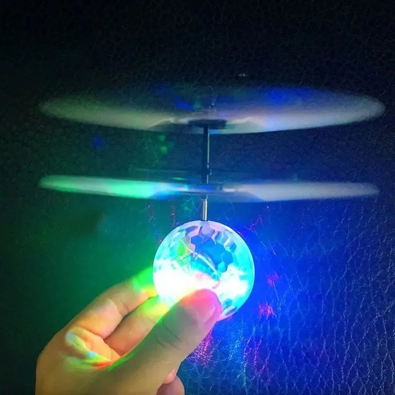 Children's Toy Induction Colorful Crystal Ball Gyroscope Intelligent Induction Floating Ball Luminous Toy Peaceful Pleasures Health and Wellness