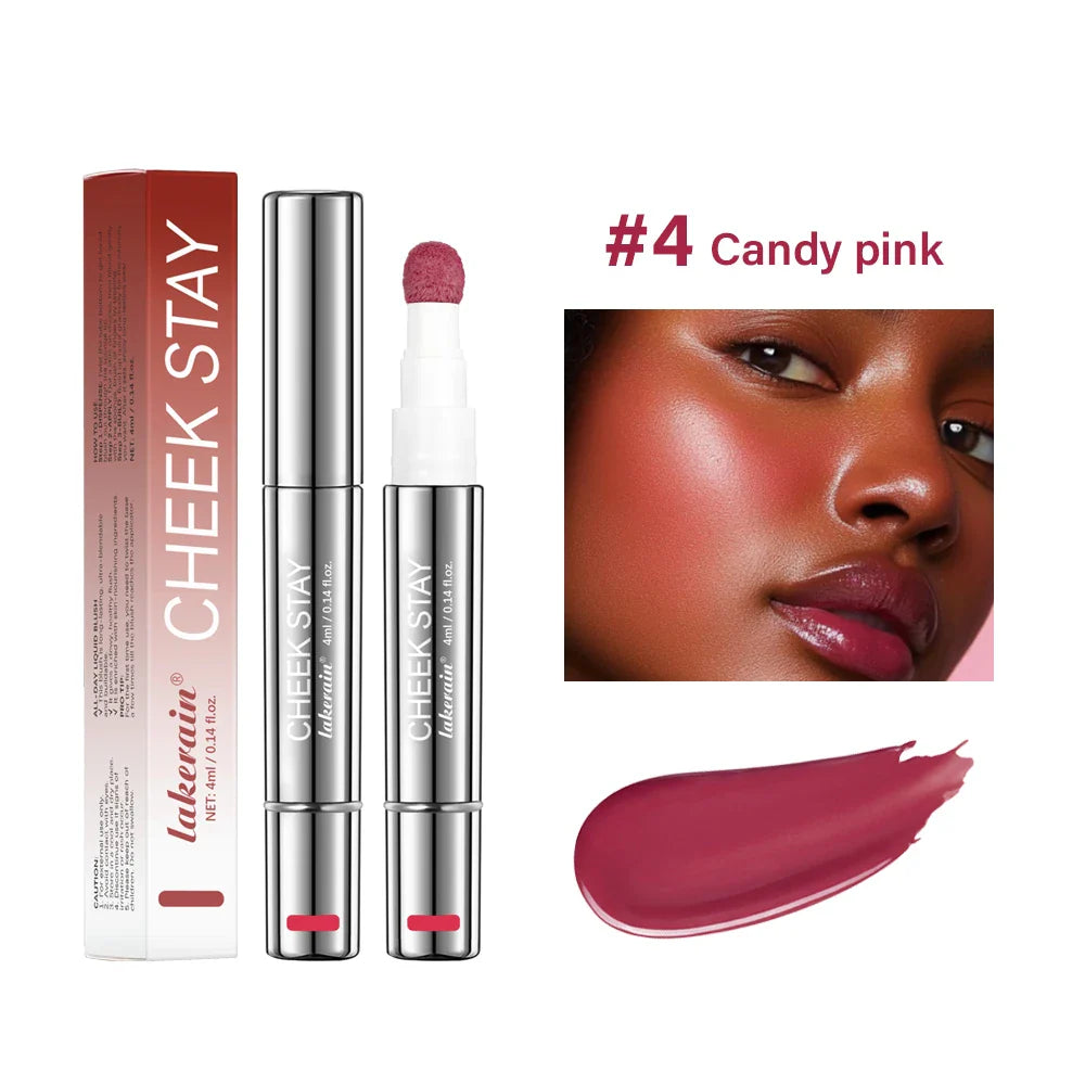 Liquid Blush Stick 6 Shades – Matte, Waterproof, Sponge Tip