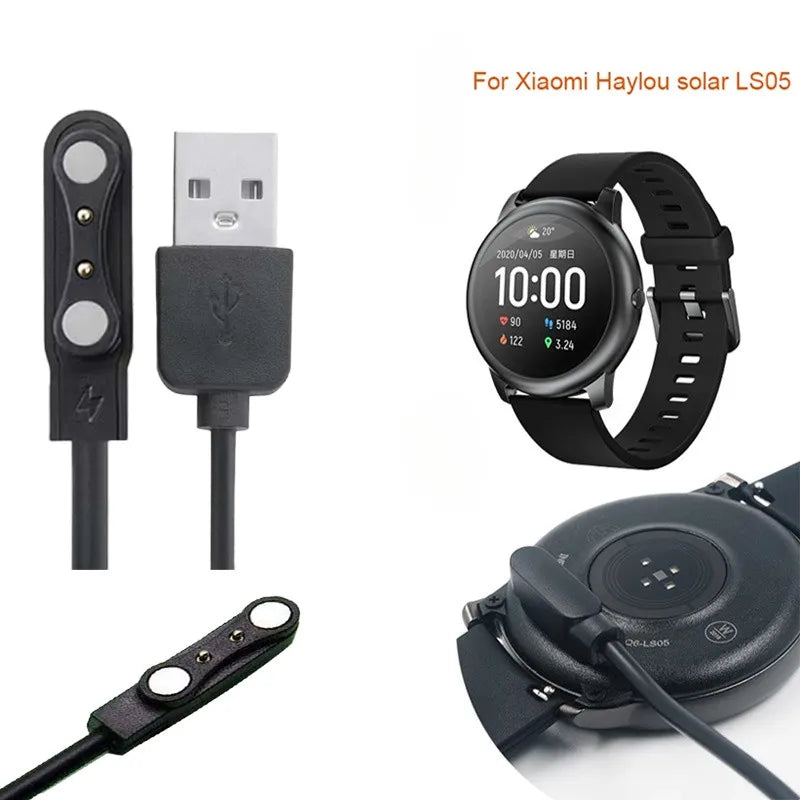 1pcs/2pcs Magnetic Smart Watch Charger For YAMAY VeryFitPro, Letsfit, And Uwatch Replacement USB Charging Cable For SW021 SW023 Peaceful Pleasures Health and Wellness