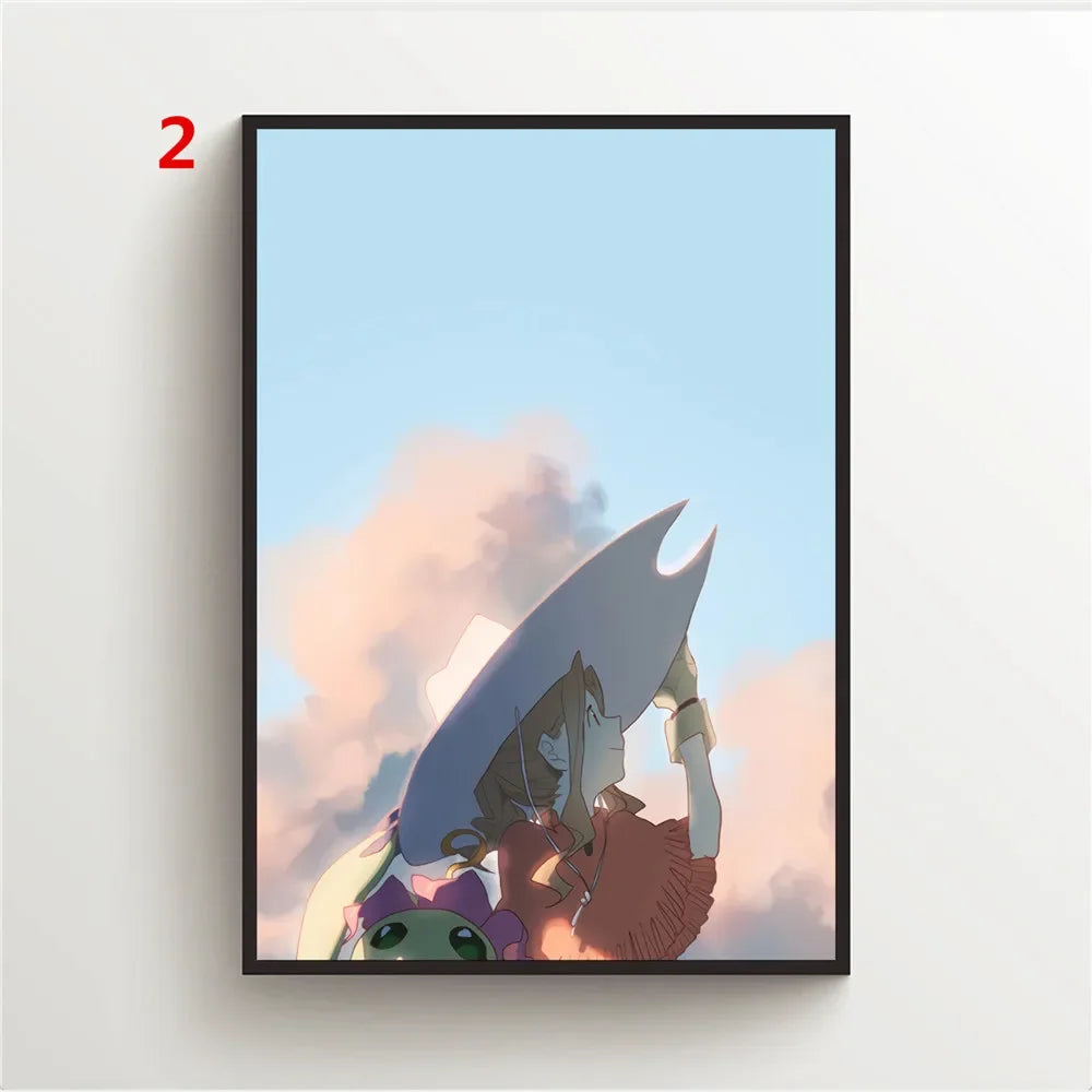 Digimon Adventure Anime Canvas Print Poster | HD Wall Art Decor Anime Canvas Poster Peaceful Pleasures Health and Wellness 4 40x60cm Unframed