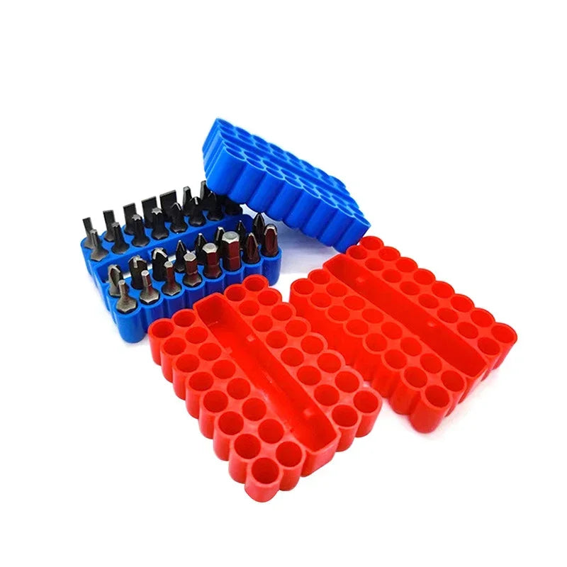 2-Pack 32-Hole Bit Organizer – 1/4" Hex Shank Storage Case