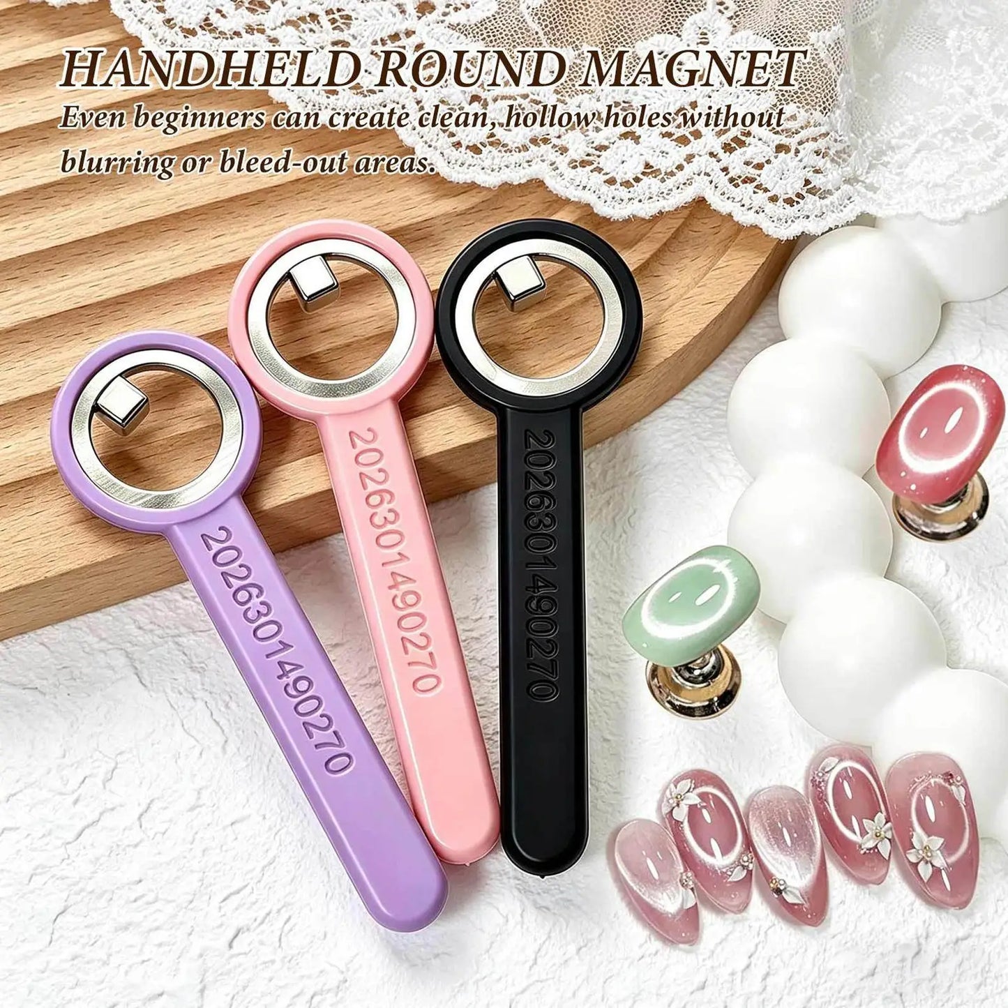 Cat Eye Nail Magnet Tool | DIY Gel Polish Ring Pattern