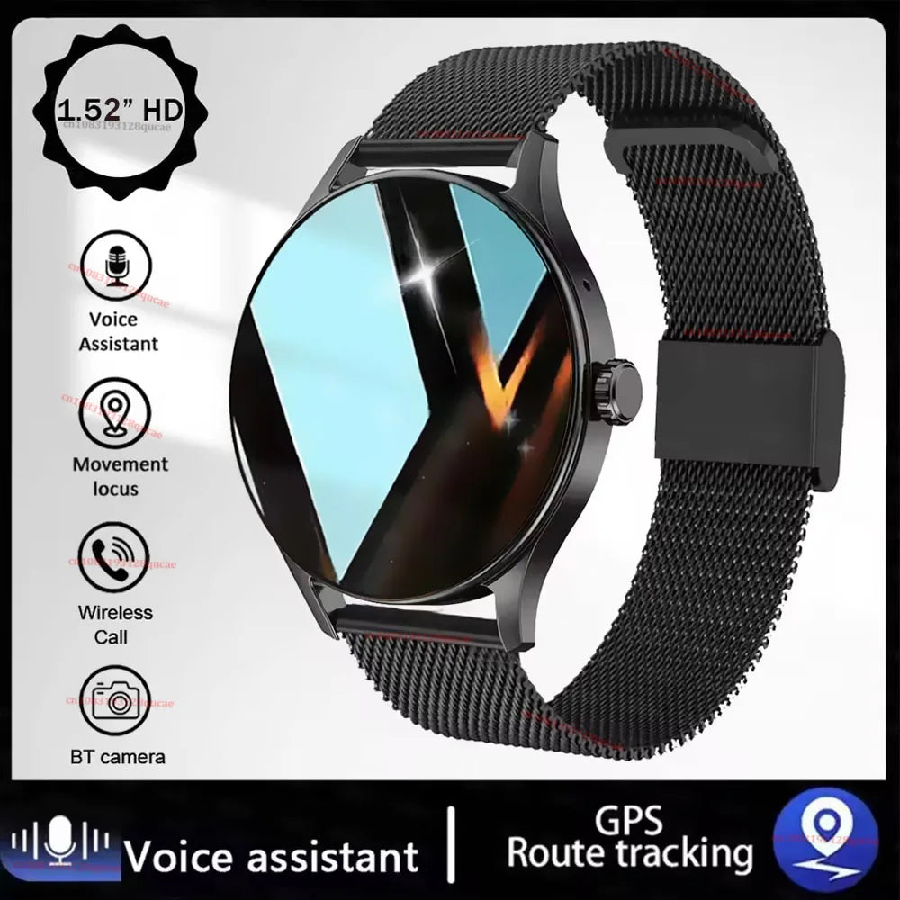 HW12 Smart Watch 1.52" HD | BT Calling, Fitness & Custom Photo