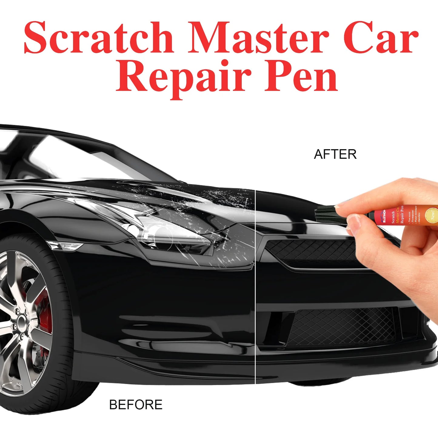 RayHong Car Scratch Repair Touch-Up Paint Pen – All Colors