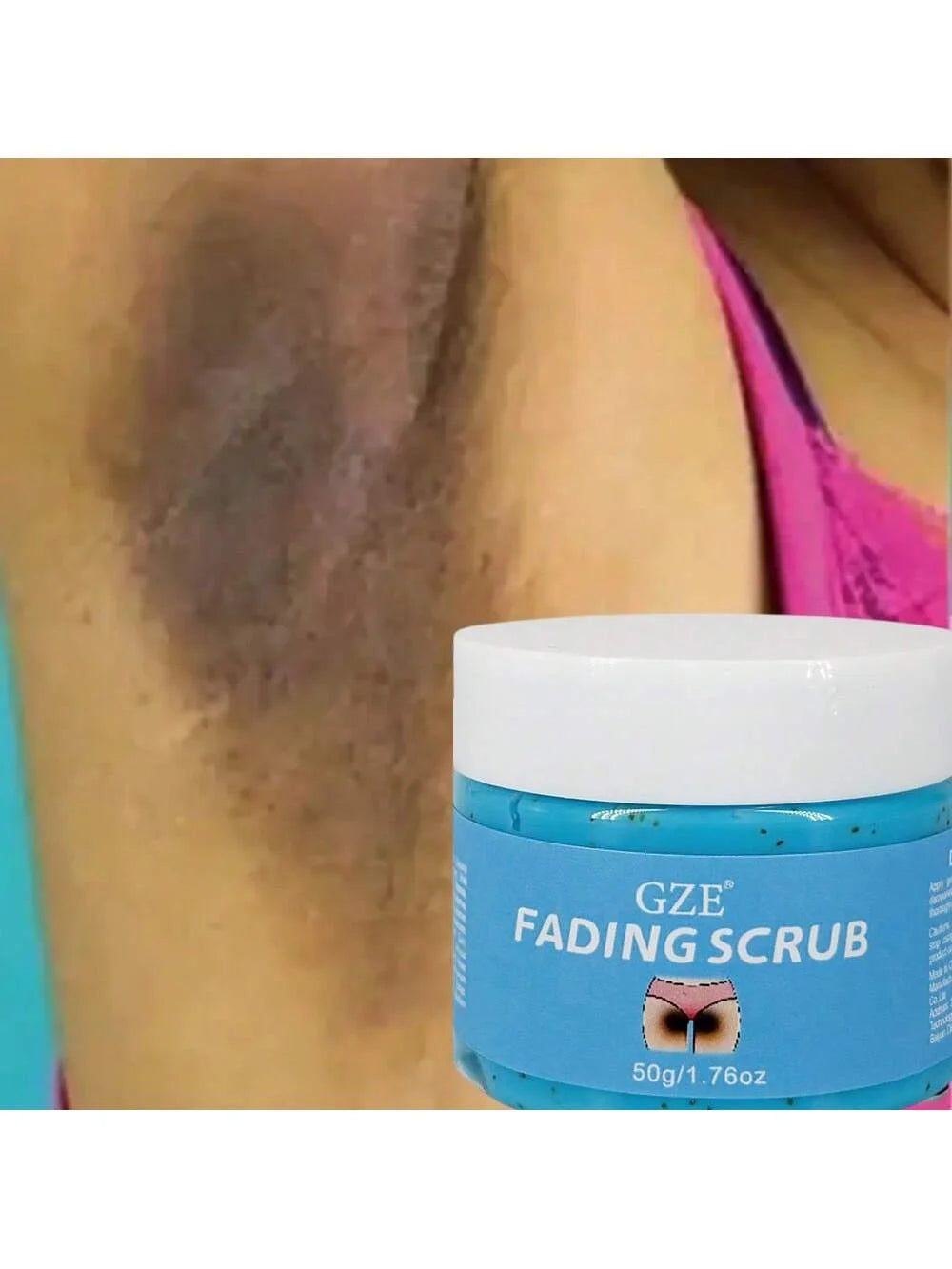GZE Fading Scrub Cream – Intimate & Underarm Brightening 50g