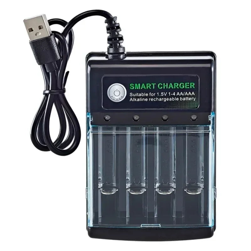 Yuform 1.5V AA & AAA Rechargeable Batteries + USB Charger