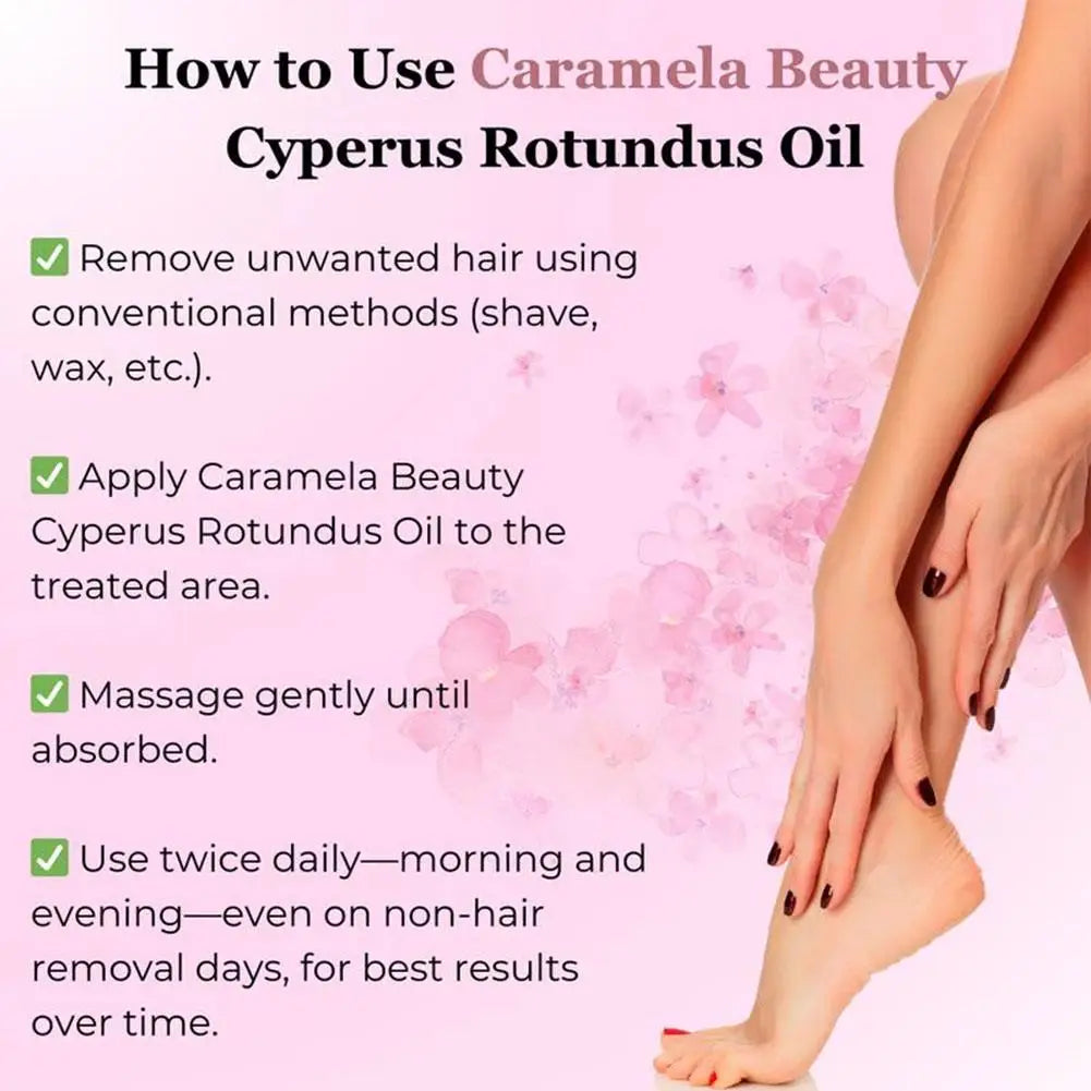 Natural Hair Removal Care Serum 60ml | Smooth Skin Drops