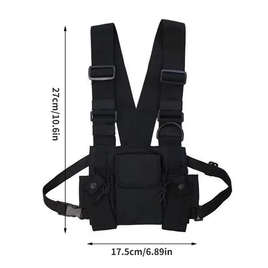 Tactical Chest Rig Bag – Unisex Hip Hop Streetwear Waist Pack