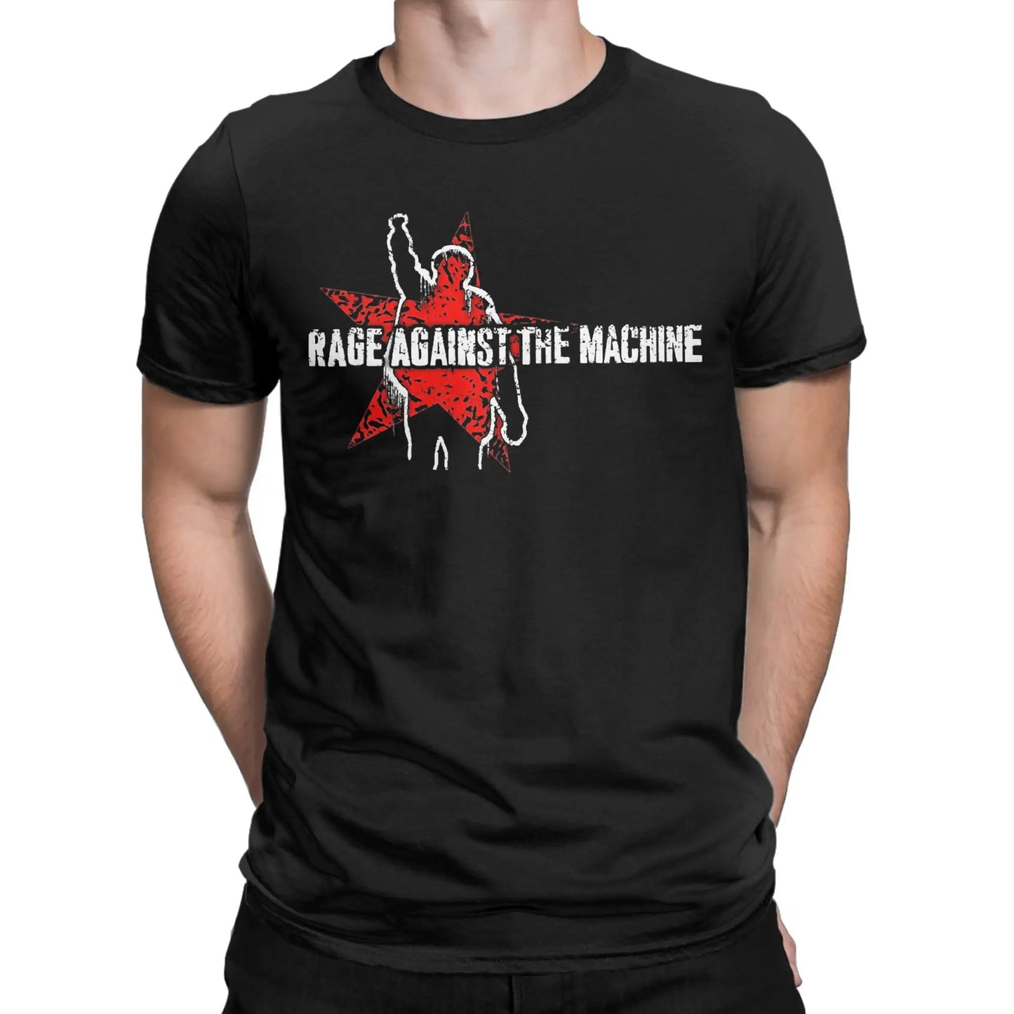 Rages Against The Machines T-Shirt Men The Belle of the Ball Leisure Pure Cotton Tee Shirt O Neck Short Sleeve Plus Size Tops Peaceful Pleasures Health and Wellness