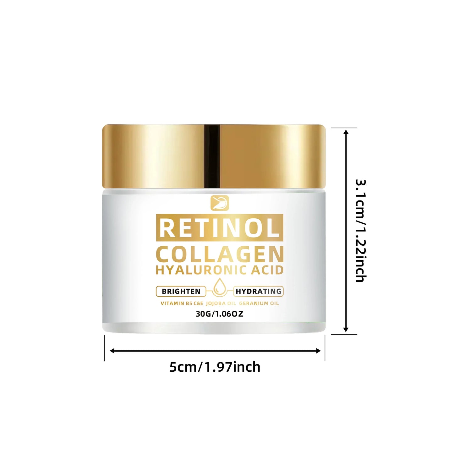 Ottilavie Retinol Collagen Hyaluronic Acid Cream 1.76oz