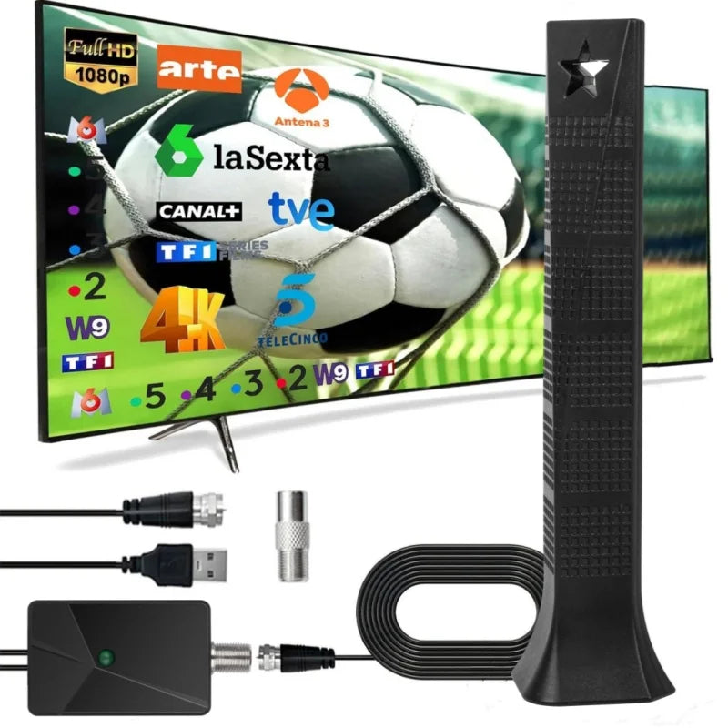 Indoor/Outdoor ATSC DTMB HD Digital TV Antenna | Free OTA TV