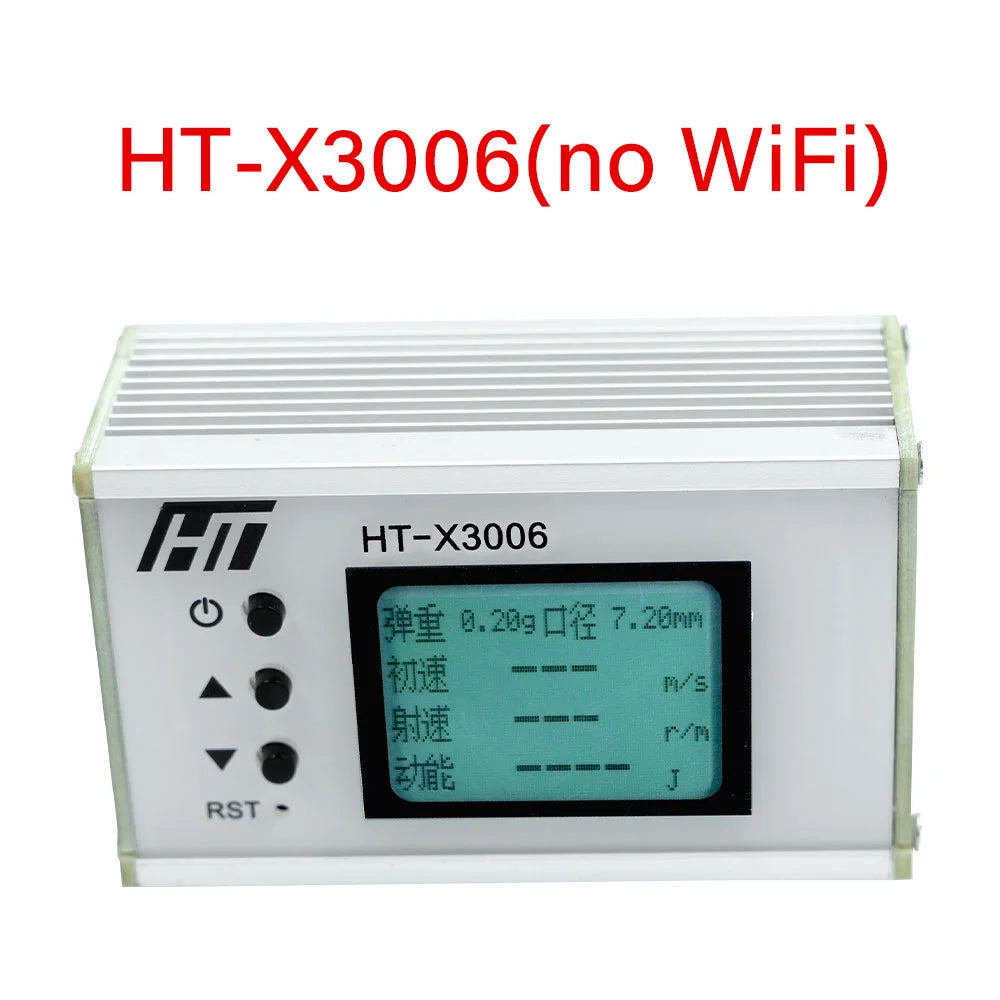 NEW Professional Shooting Chronograph with Backlight LCD Display - Ball Velocity and Energy Measurement for 1-999m/s Speed Range Peaceful Pleasures Health and Wellness X3006 No Wifi