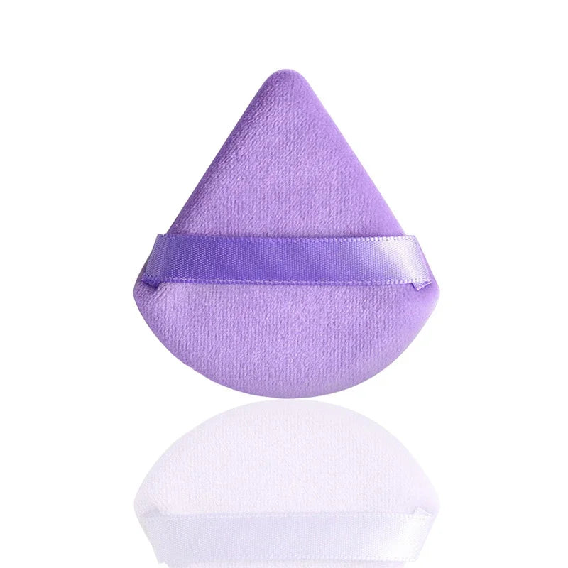 Velvet Triangle Makeup Puff | Soft Sponge Foundation Blender