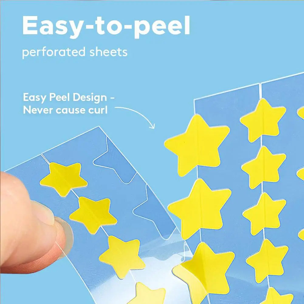 Colorful Star Pimple Patch for Acne Removal Peaceful Pleasures Health and Wellness