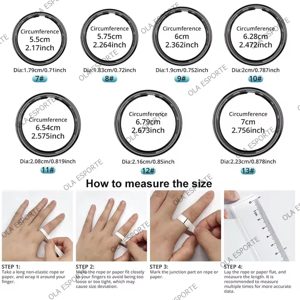 R13 Smart Ring – Display, Heart Rate & 5ATM Waterproof