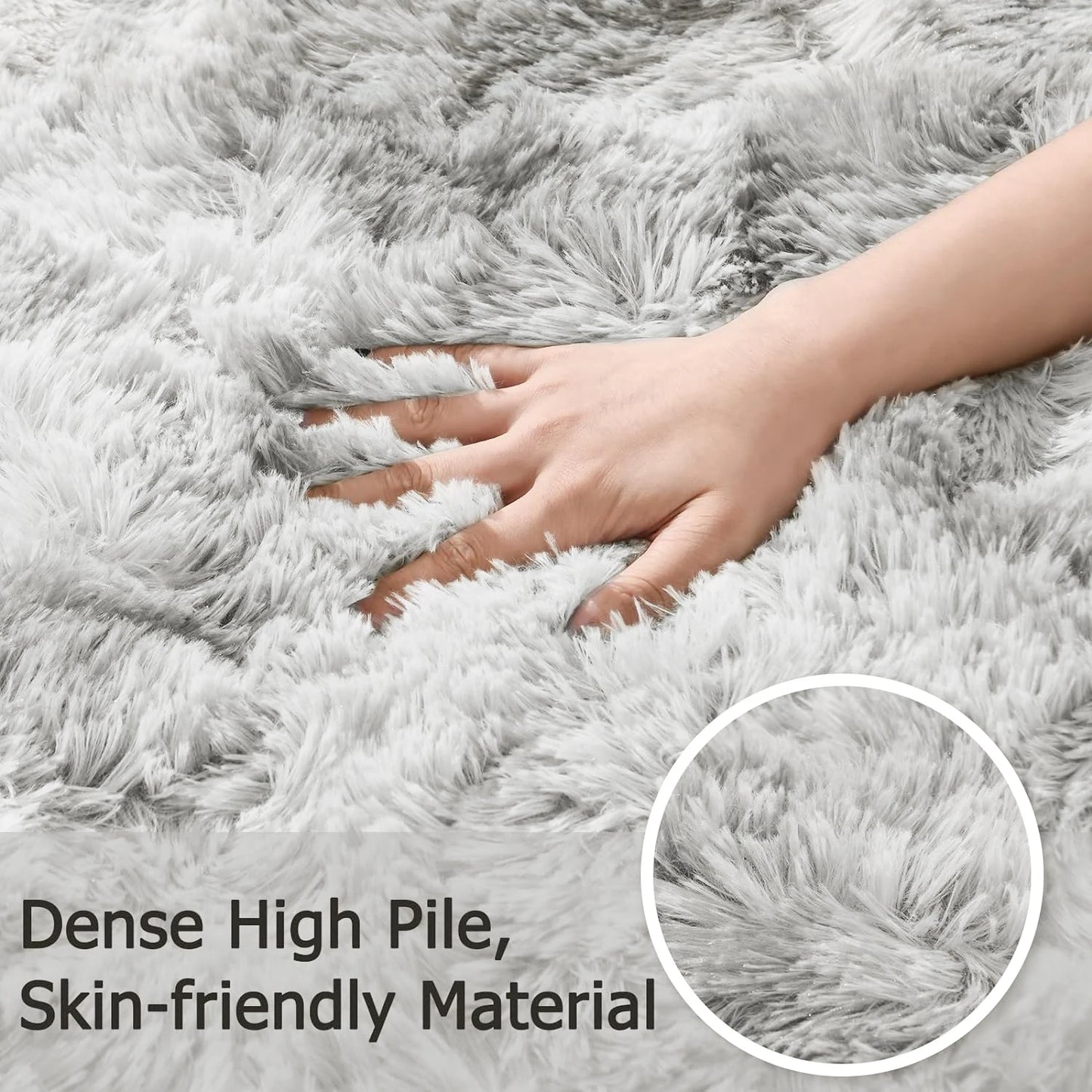 Rugs 160x230cm 120x160cm Soft Fluffy Area Rugs for Bedroom Living Room Dorm Nursery Kid Washable Rug Antiskid Shaggy Rug Carpets Peaceful Pleasures Health and Wellness