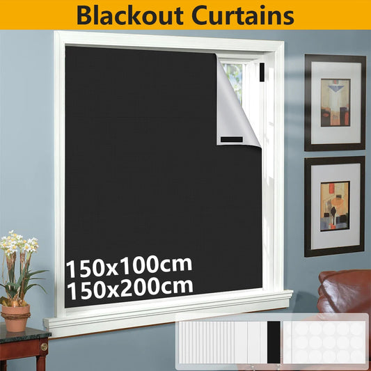 Portable Blackout Curtains – DIY Cuttable Waterproof Window Shades Blackout Window Shade Peaceful Pleasures Health and Wellness
