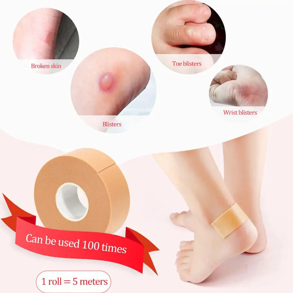 Blister Prevention Tape – Waterproof Heel & Toe Cushion Pads