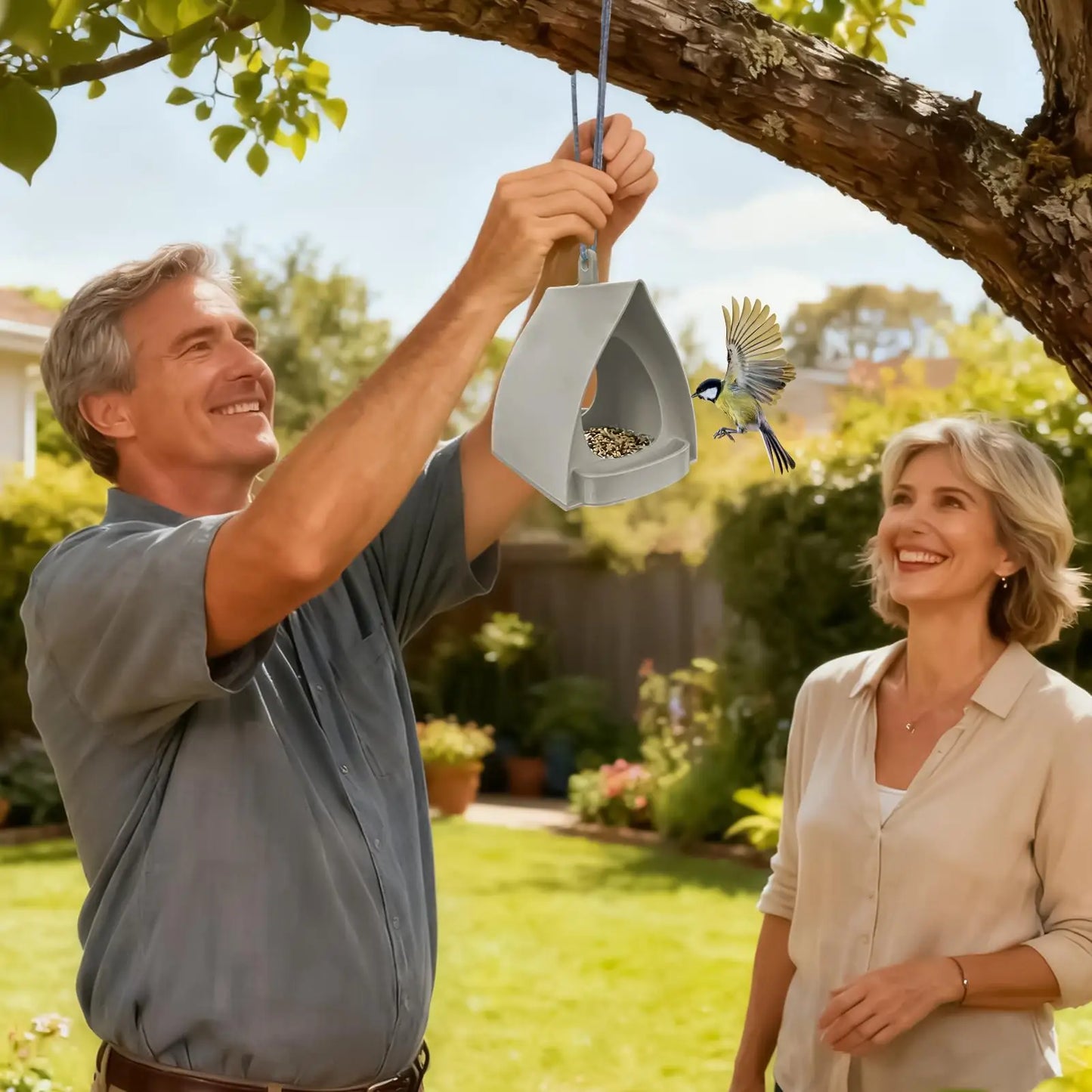 Bird Feeder Decorative Open Design Hanger Hut Shape Hangable Mounted Small Hummingbird Feeder for Outside Garden Winter Balcony Peaceful Pleasures Health and Wellness