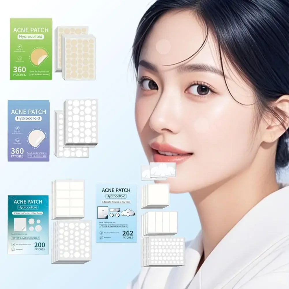 Large Pimple Patches For Face, Big Hydrocolloid Bandages For Body, Chin, Forehead, Chest, Back Zit 262/200PCs Hydrocolloid Patch Peaceful Pleasures Health and Wellness