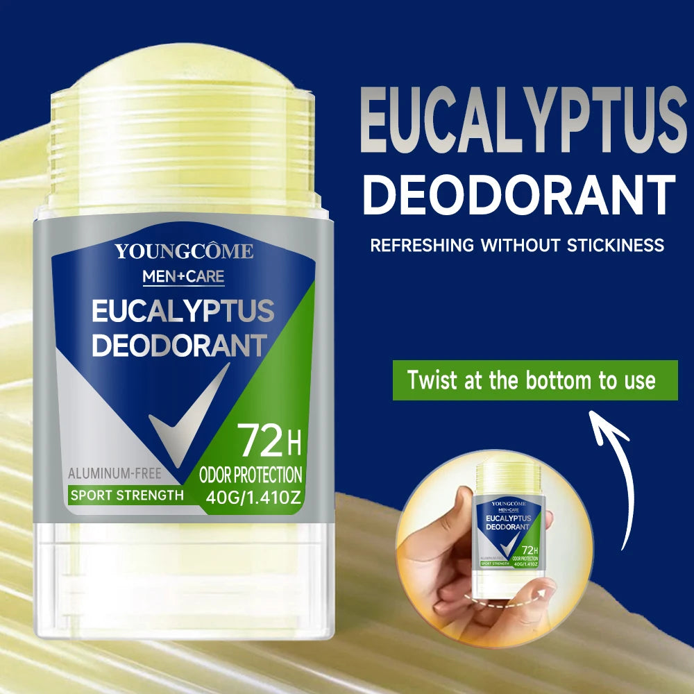 Men's Deodorant Stick Anti Sweating Keep Drying Lasting Fragrance Remove Armpit Odor Underarm Refresh Sticks Fade Body Odor Peaceful Pleasures Health and Wellness