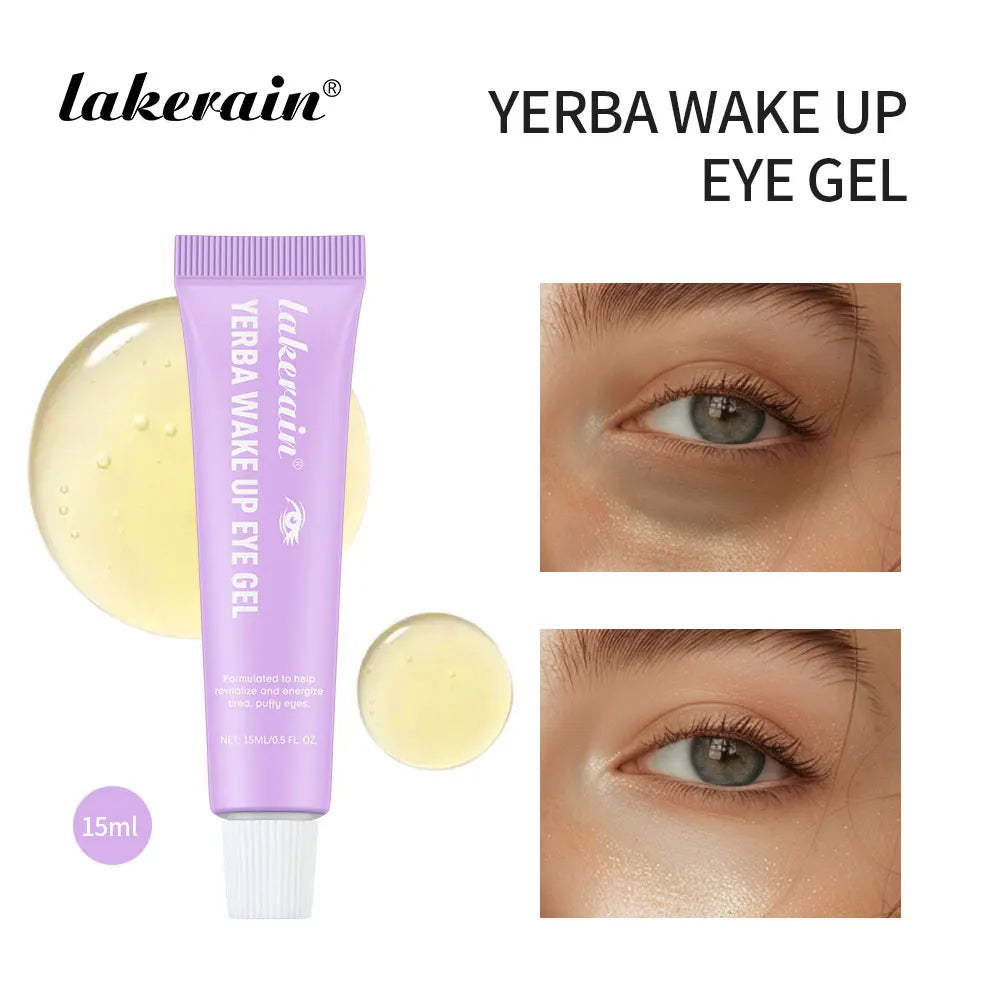 Yerba Wake Up Eye Gel - Yerba Mate Hyaluronic Acid and Caffeine to Hydrate Minimize Puffiness and Swelling Peaceful Pleasures Health and Wellness