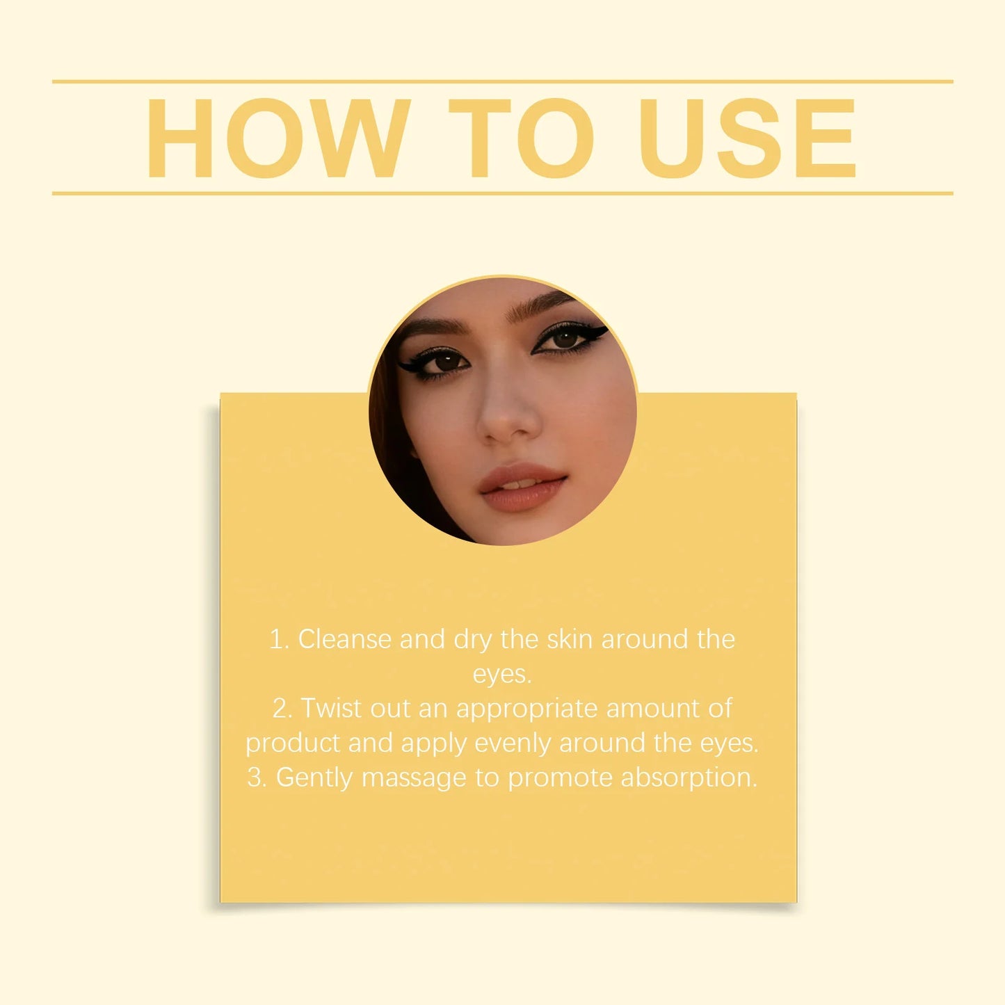 Firming Eye Cream Stick Tightening Moisturizing Lighten Dark Circles Fade Fine Lines Repair Smoothing Lifting Brighten Eye Balm Peaceful Pleasures Health and Wellness