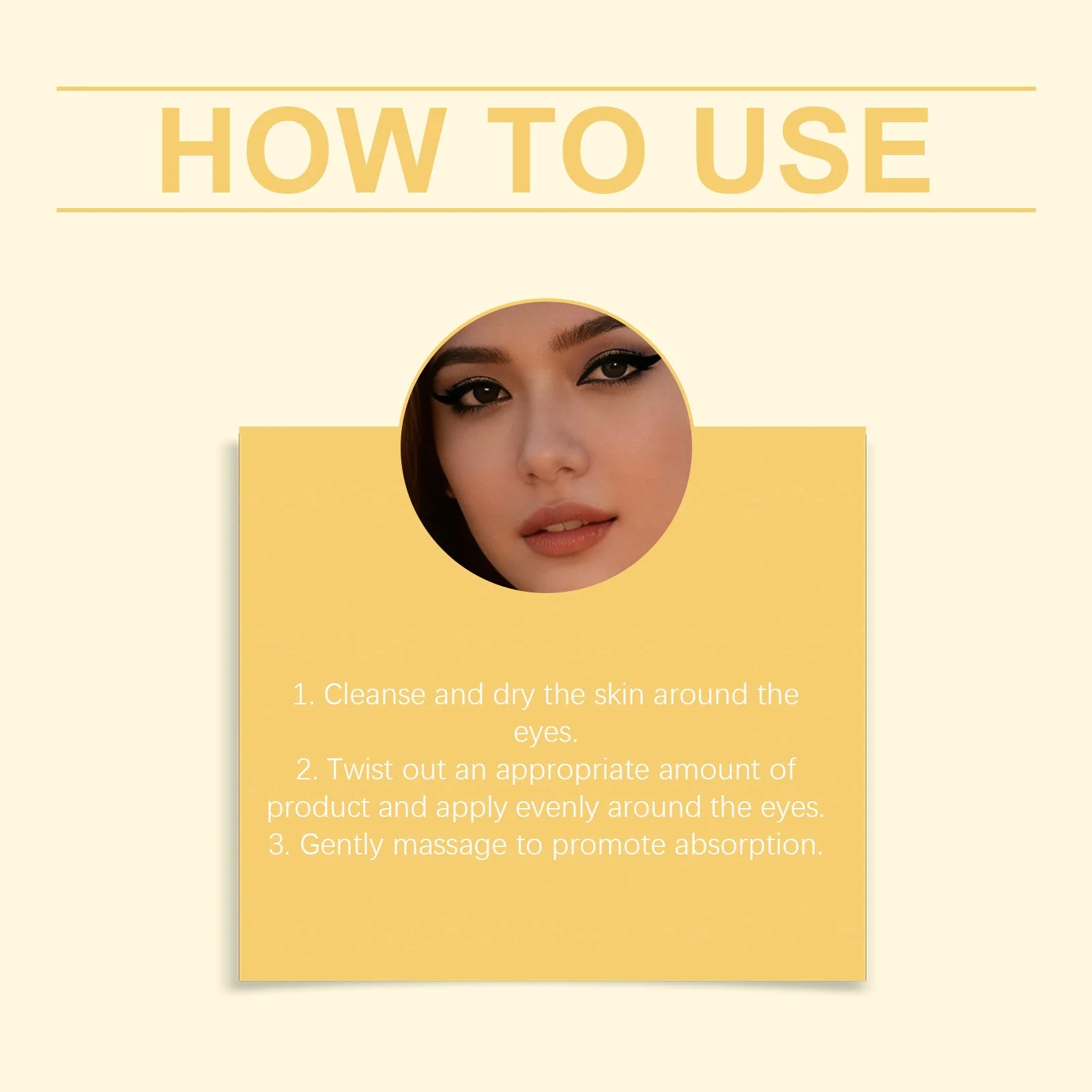 Firming Eye Cream Stick Tightening Moisturizing Lighten Dark Circles Fade Fine Lines Repair Smoothing Lifting Brighten Eye Balm Peaceful Pleasures Health and Wellness