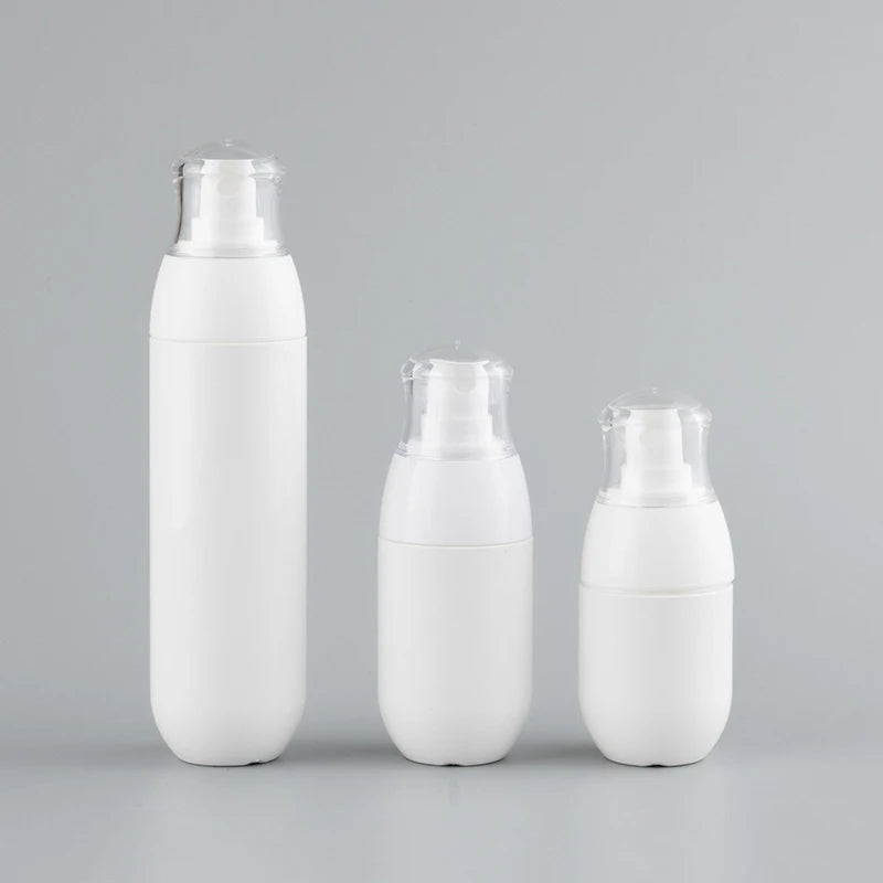 30/50/100ml Plastic Cream Shampoo Pump Bottle Portable Refillable Lotion Bottles Spray Container Essential Oil Travel Tools Peaceful Pleasures Health and Wellness