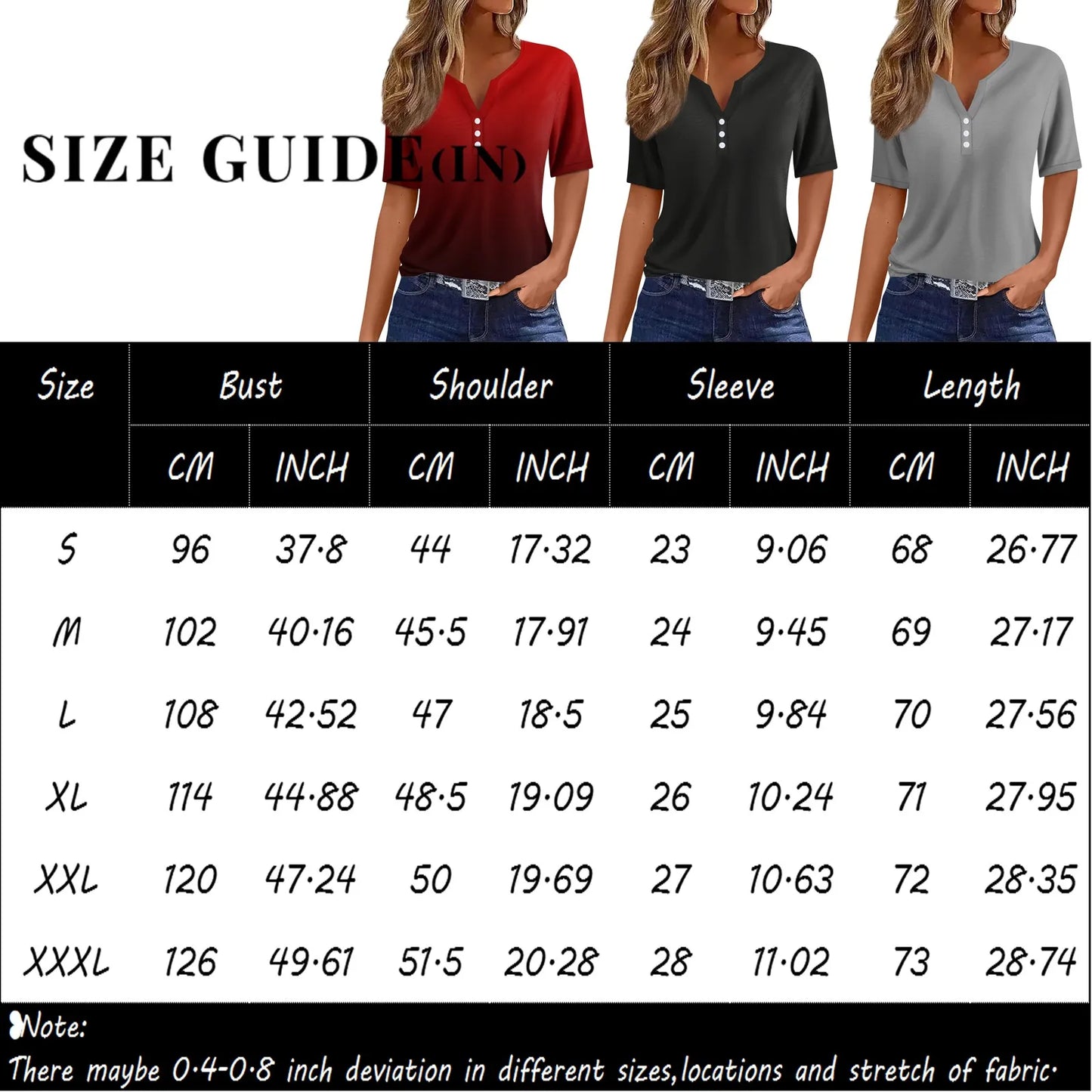 Women Summer Trendy Simple Casual Fashion Button T Shirt V Neck Short Sleeve Solid Loose Pullover Tops Plus Size Ropa De Mujer Peaceful Pleasures Health and Wellness