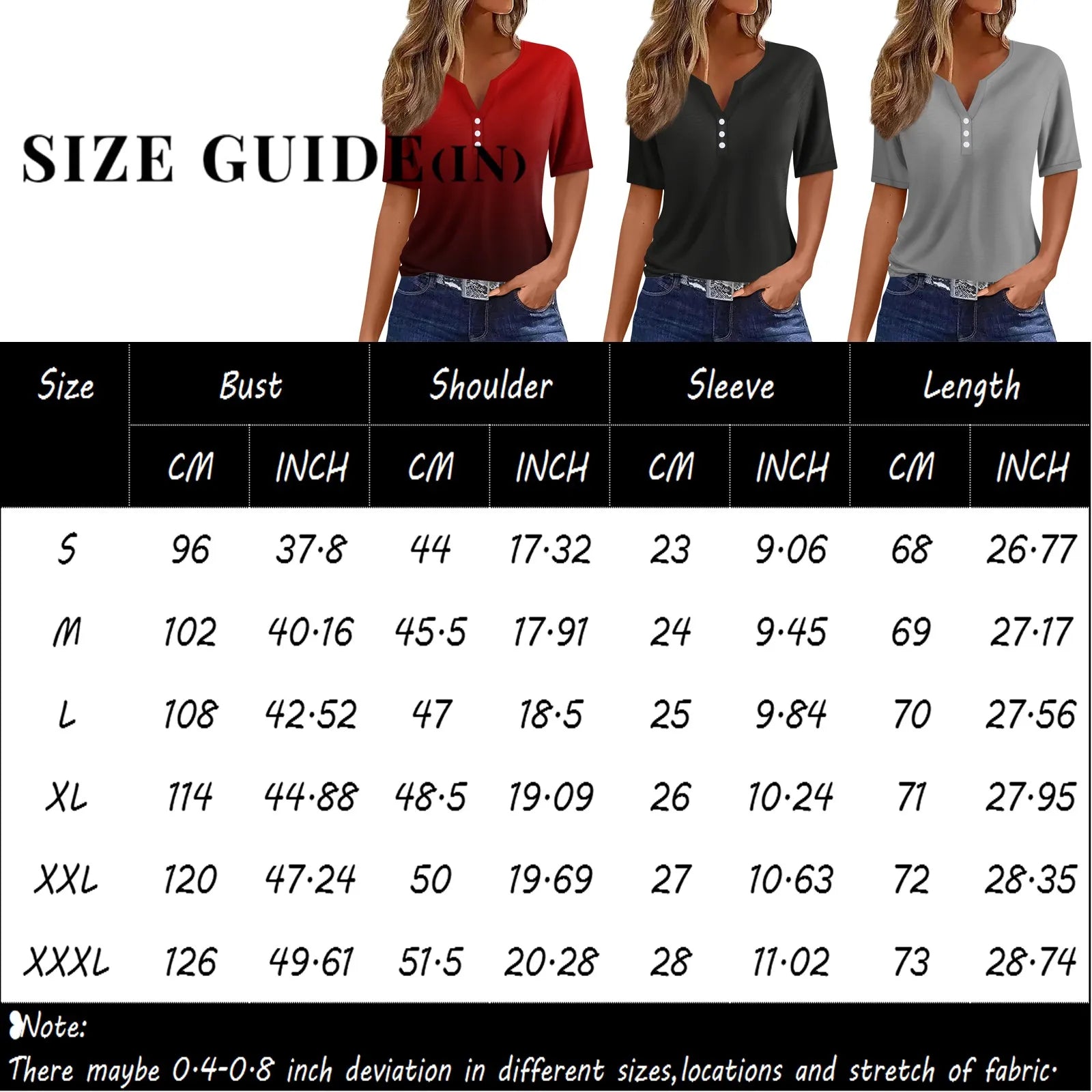 Women Summer Trendy Simple Casual Fashion Button T Shirt V Neck Short Sleeve Solid Loose Pullover Tops Plus Size Ropa De Mujer Peaceful Pleasures Health and Wellness
