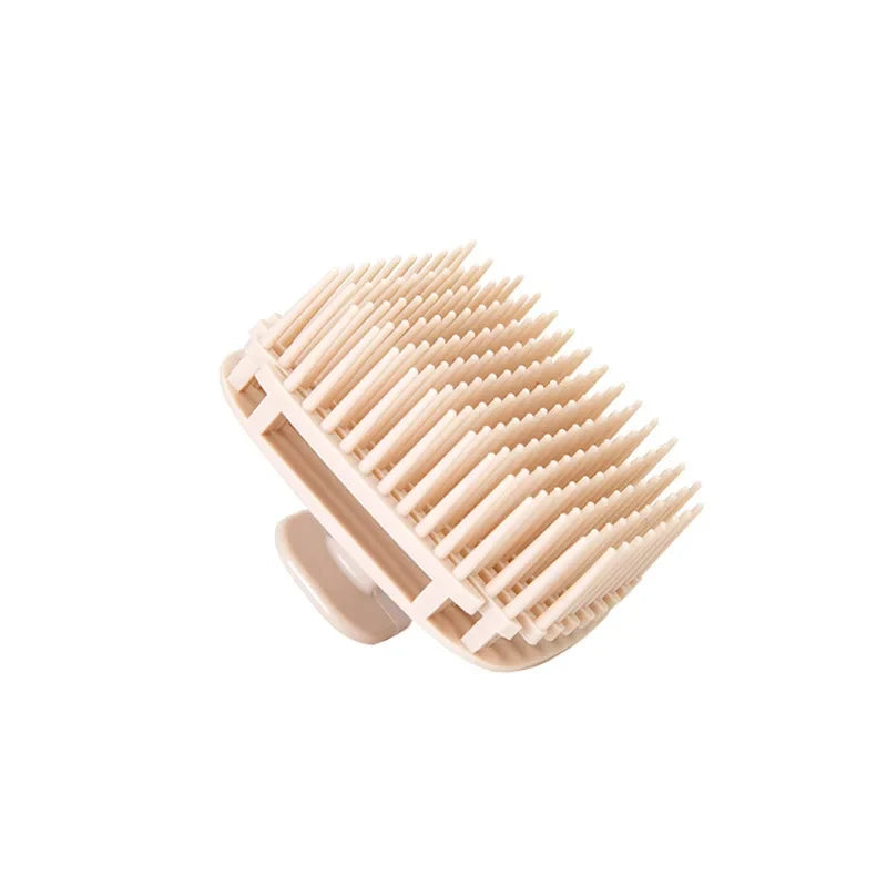 1pcs Silicone Shampoo Brush Head Scalp Massage Comb Hair Washing Comb Body Massage Shower Brush Salon Hairdressing Tool Peaceful Pleasures Health and Wellness