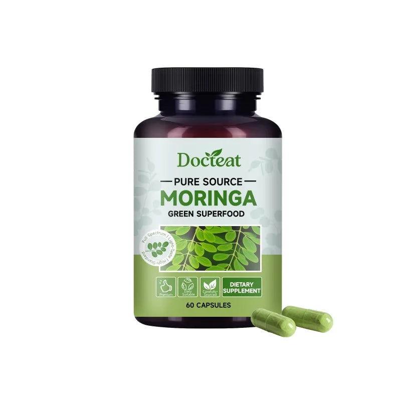 Docteat Moringa Intestinal Support Capsules | Dietary Fiber