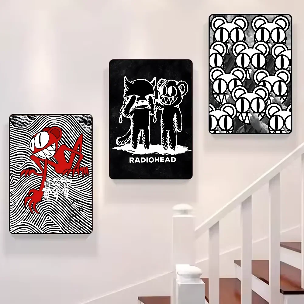 Radiohead Vintage Minimalist Canvas Wall Art Poster | Unframed