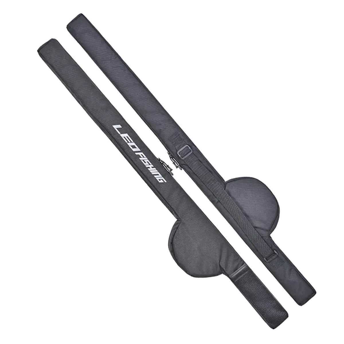 Portable Folding Fishing Rod Bag - Single Piece Fishing Gear Protector And Storage Bag for Convenient Fishing Equipment Care Peaceful Pleasures Health and Wellness Black 126cm