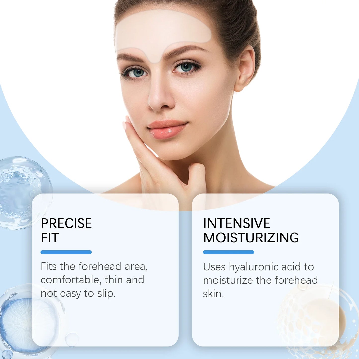 Anti Wrinkle Forehead Patch Frown Lines Remover Deeply Nourishing Firming Lifting Skin Anti-Aging Collagen Forehead Care Sticker Peaceful Pleasures Health and Wellness