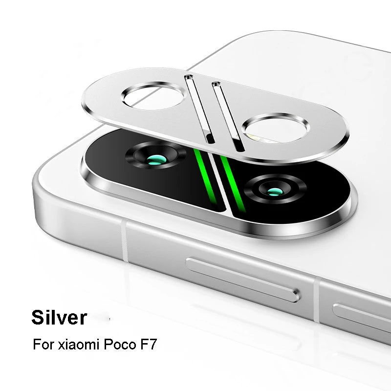 camera lens protector for xiaomi Poco F7 fashion phone cases phone camera cover camera protection lens protector accessories Peaceful Pleasures Health and Wellness Silver for Poco F7