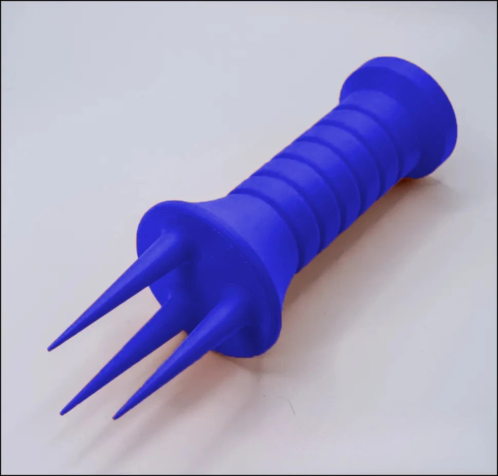 Ergonomic 3D Printed Soil Aerator Manual Hand Tiller & Cultivator