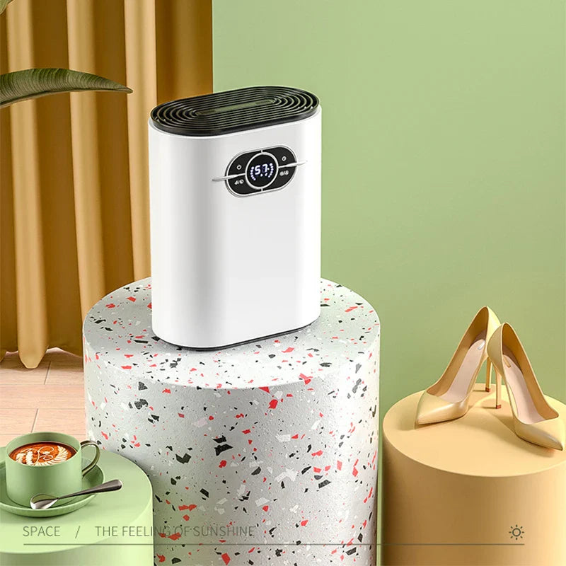 1.2L Smart Electric Dehumidifier with Remote & Anion Purifier