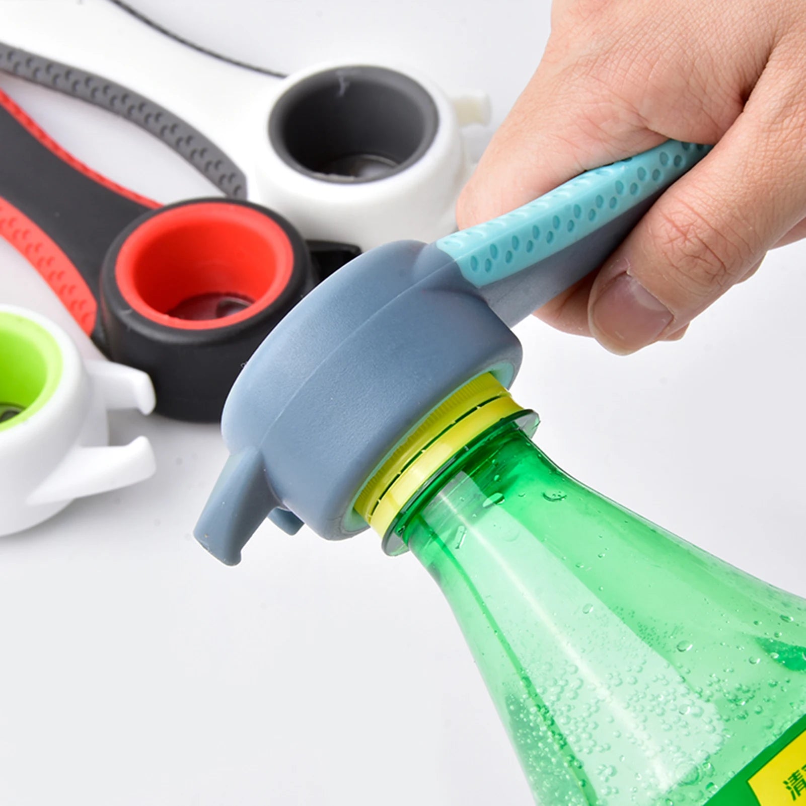 4pcs Jar Opener for Weak Hands Lightweight Portable Sturdy Material Opener for All Kinds of Bottle Lids Peaceful Pleasures Health and Wellness