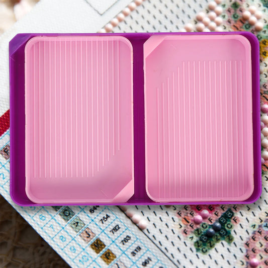 1Set Diamond Board Tray Premium Rhinestone Sorting Board Bead Organization Plate for Jewelry Making Diamond Art Accessories Tray Peaceful Pleasures Health and Wellness