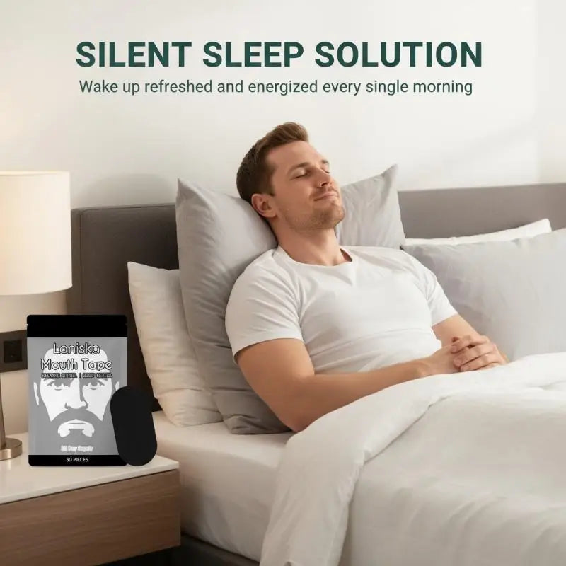 Anti Snoring Sleep Mouth Tape Best Breathing Nasal Strips Improved Sleeping Snoring Relief Preventing Dry Mouth at Night Peaceful Pleasures Health and Wellness