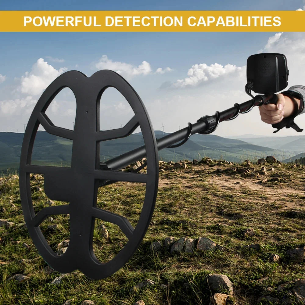 TC-600 Metal Detector Professional Underground Depth Gold Detector Treasure Handheld High Frequency Pinpoint Detecting Peaceful Pleasures Health and Wellness