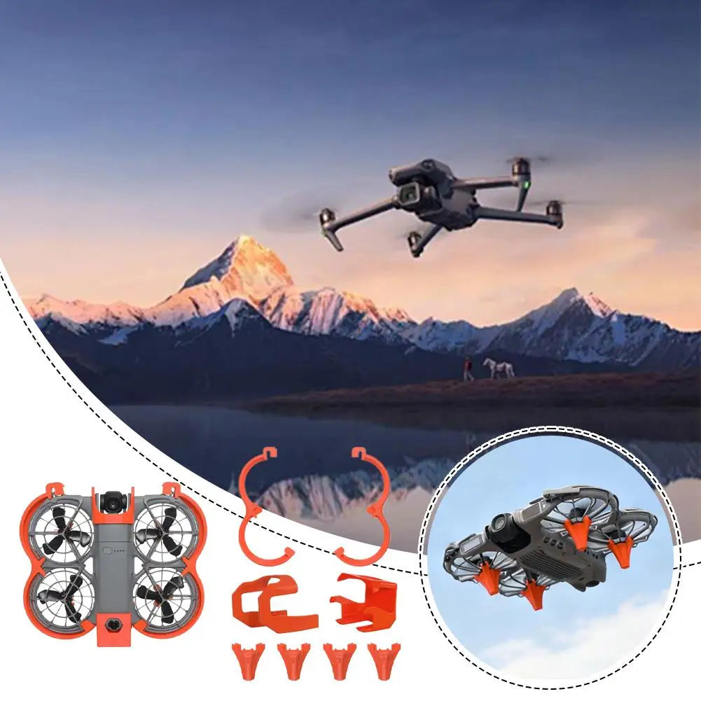 For DJI NEO2 Blade Protection Cover Anti-Collision Ring - Spiral Full Coverage Blade Guard Ring Drone Propeller Anti-Crash Peaceful Pleasures Health and Wellness